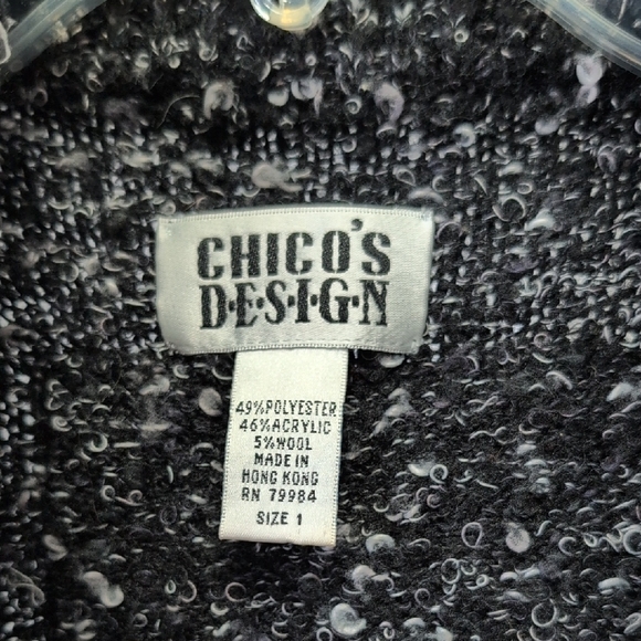 Chic Black and Red Patchwork Zip Up Cardigan - Picture 2 of 10